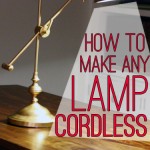Lamp Hack: How to Make Any Lamp Cordless by View Along the Way