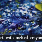 Art with Melted Crayons by Happy Hooligans