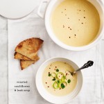 Roasted Cauliflower & Leek Soup by Love & Lemons
