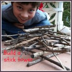 Build a Stick Tower with Go Explore Nature