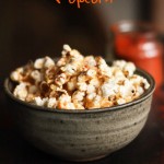 Garlic Parmesan Popcorn by Feasting at Home