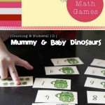 Math Games: Numeral Identification & Counting, Dinosaurs by Lessons Learnt Journal