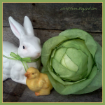 Faux Cabbage from Coffee Filters from by Silo Hill Farms
