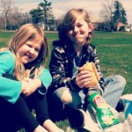 Playing Tag on the Playground by Julie DeNeen