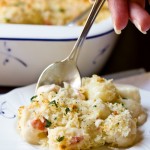 crab mac and cheese gnocchi