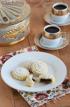 Date-Filled Cookies by Faith Gorsky of An Edible Mosaic