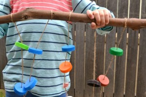 family craft night friday wind chime