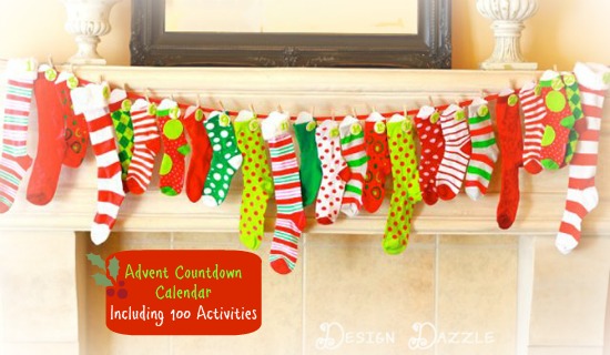 Advent Countdown Calendar Including 100 Activities