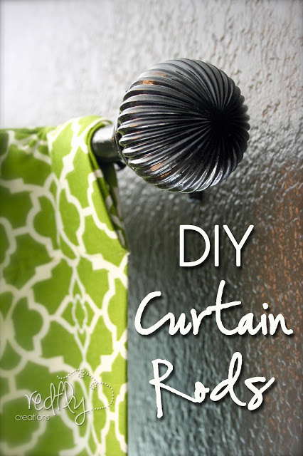 DIY curtain rods