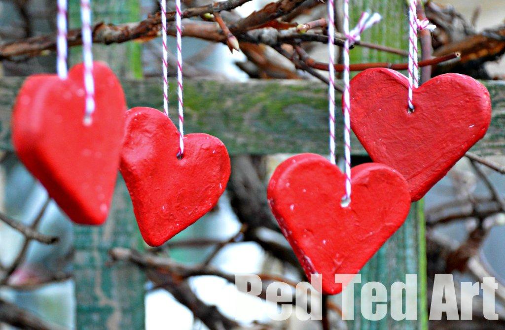 Salt Dough Recipe: Valentine's Decorations by Red Ted Art