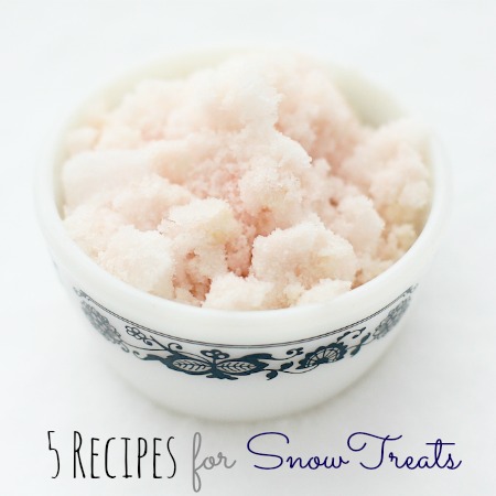5 recipes for snow treats