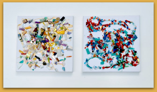 Mosaic scatter paintings
