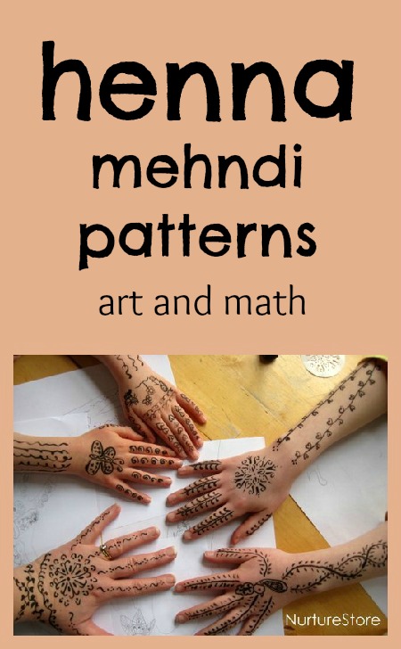 Henna Mehndi Patterns combining art and math