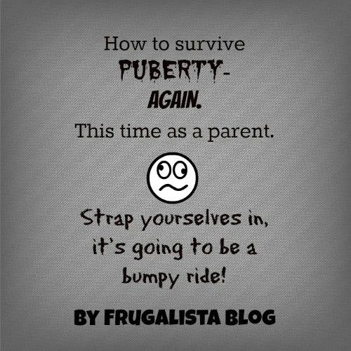 Let’s hop on the puberty roller coaster and go for a ride! by Frugalista blog