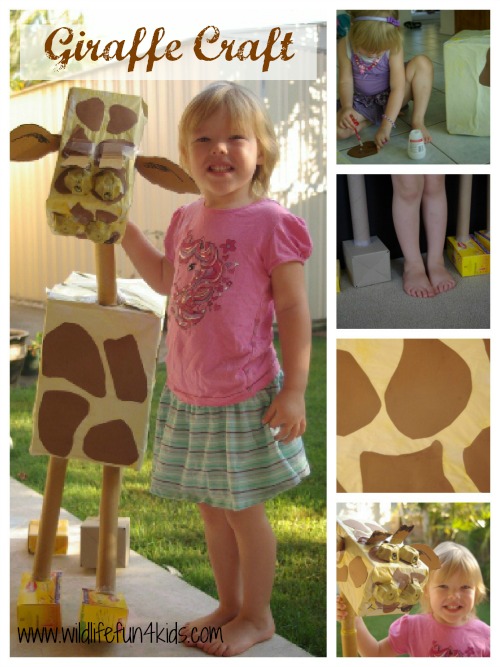 Giraffe Craft by Wildlife Fun 4 Kids