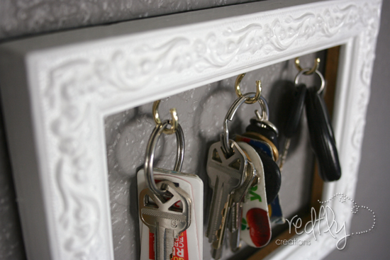 Frame a Place to Hang Your Keys! by Redfly Creations