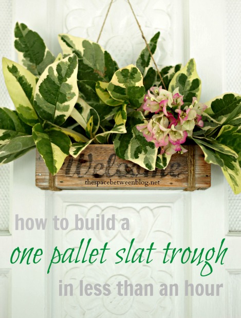 One of The Easiest Pallet Projects Ever by The Space Between