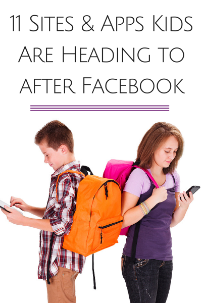 11 Sites and Apps Kids Are Heading to After Facebook - Next-generation apps that let users text, video chat, shop, and share their pics and videos are attracting teens like catnip. 