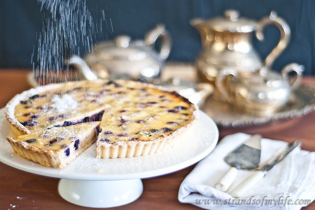 Blueberry Sour Cream Tart – Gluten-Free & low FODMAP by Strands of My Life