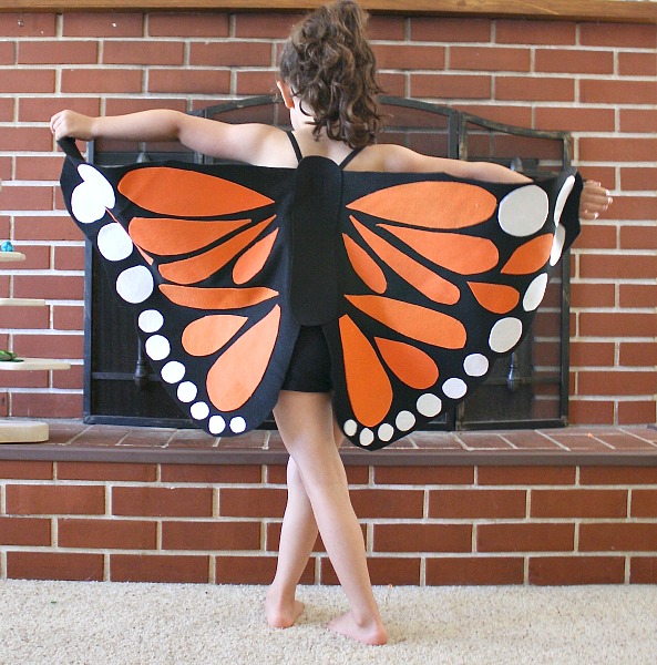 Felt Monarch Butterfly Wings (Tutorial) by Buggy and Buddy