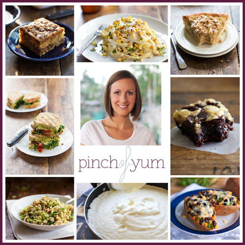 Blogger in Focus: Pinch of Yum - delicious recipes, humorous writing and gorgeous photography