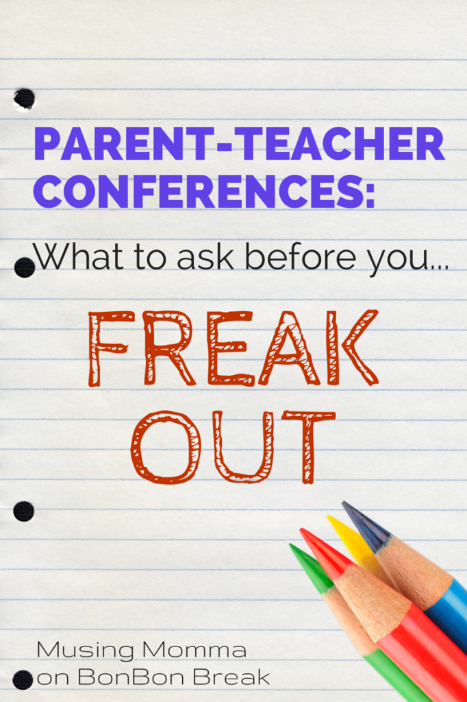 Parent - Teacher conferences are coming up and these parenting tips will help guide you through the process without FREAKING OUT! 
