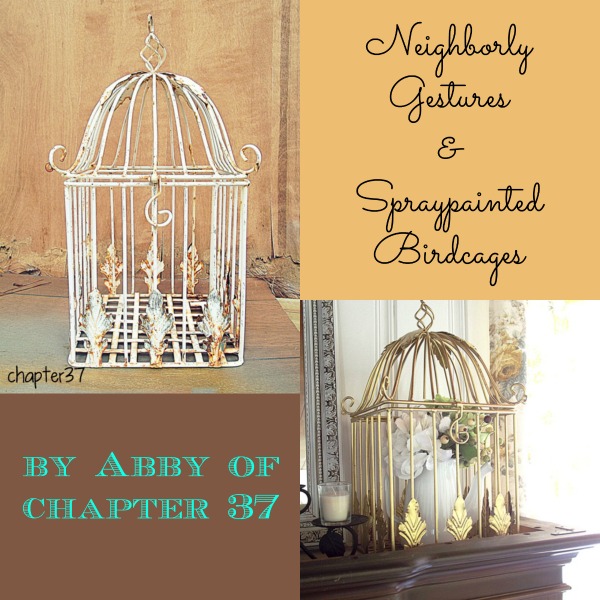 Neighborly Gestures & Spray-painted Birdcages by chapter 37