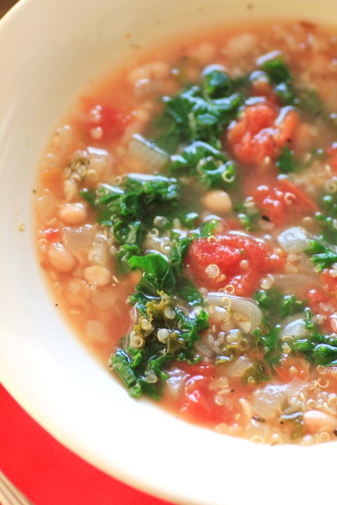 Quinoa and Kale Soup by Noshing with The Nolands