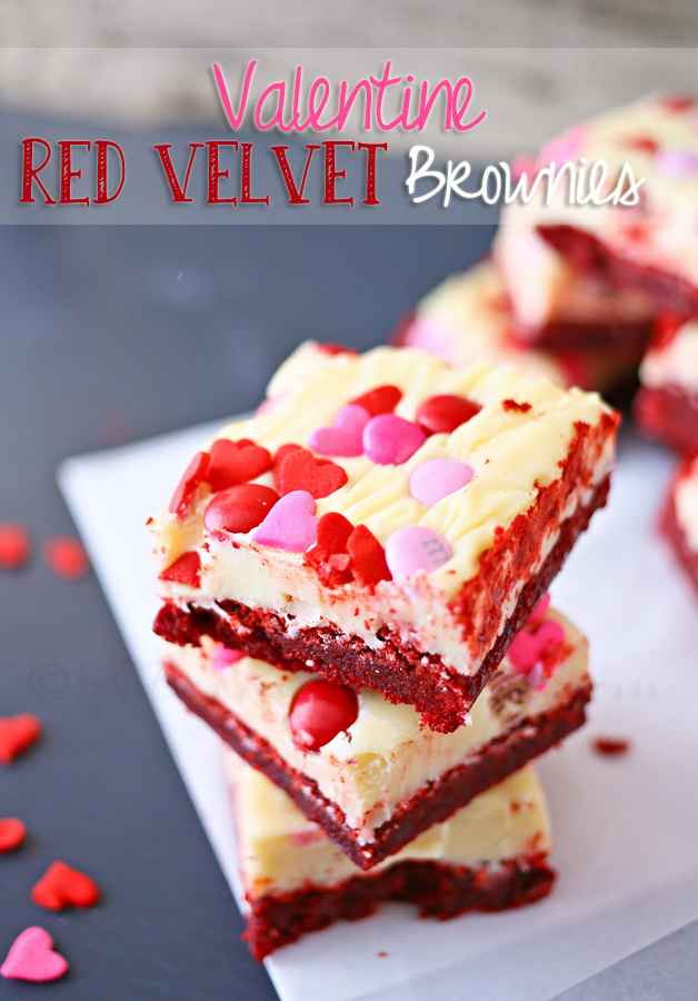 Red Velvet Brownies by Kleinworth and Co. 