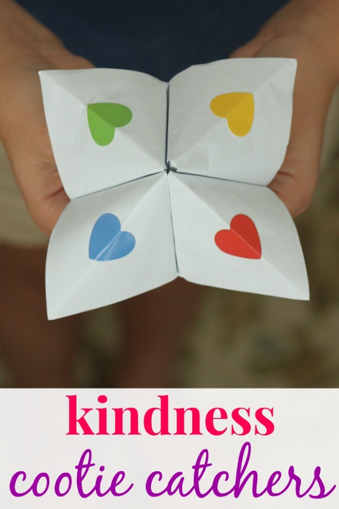 How to Make Kindness Cootie Catchers by Coffee Cups and Crayons