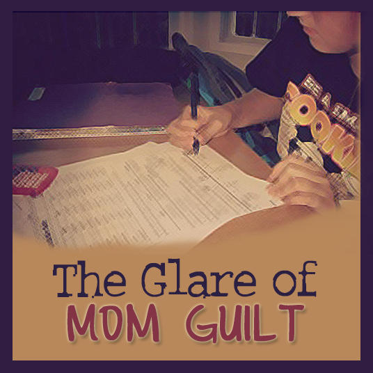 The Glare of Mom Guilt by About 100 Percent