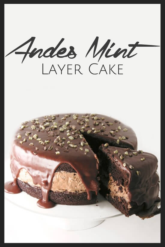 This Andes Mint Layer Cake is the chocolate lover's dream!