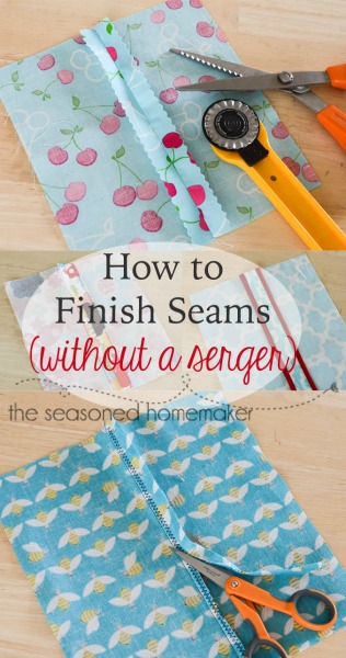 How to Finish Seams without a Serger