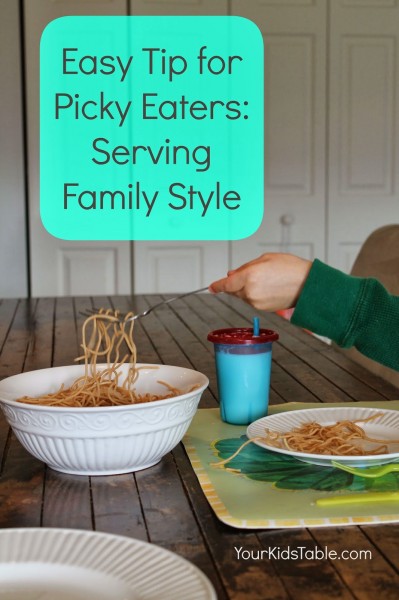 Easy Tip for Picky Eaters by Your Kid's Table