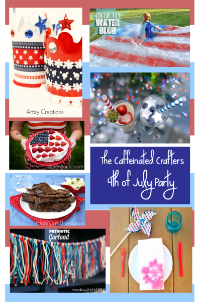 The Caffeinated Crafters throw a 4th of July party! 