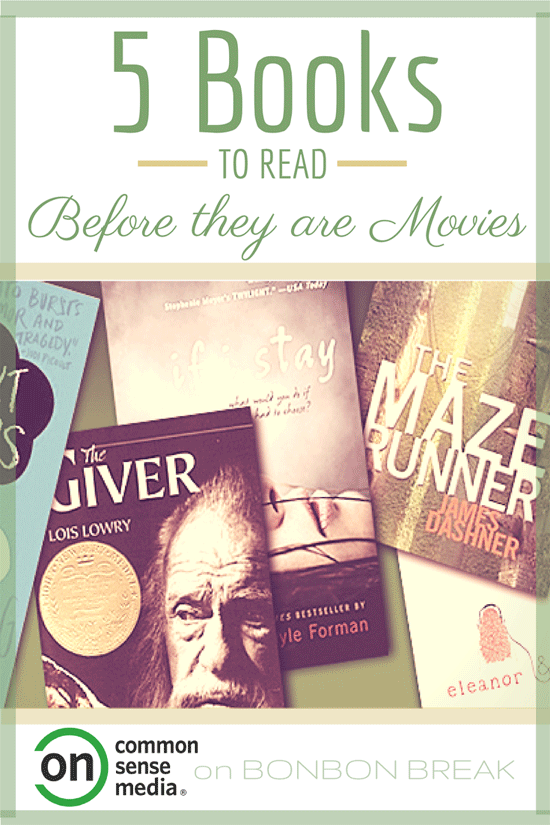 5 Books to Read Before They Become Movies by Common Sense Media
