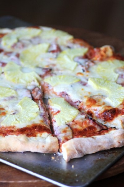 Ham and Pineapple Pizza by Noshing With The Nolands 