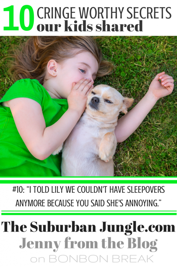 10 secrets our kids share with other people by Jenny from the Blog