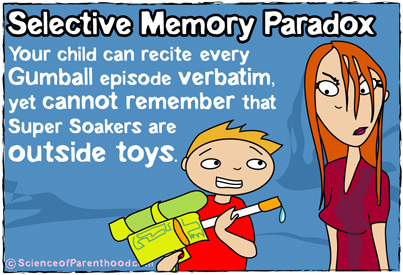 Science of Parenthood - Selective Memory Paradox