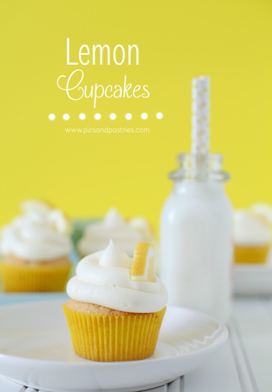 Lemon Cupcakes by Pics and Pastries