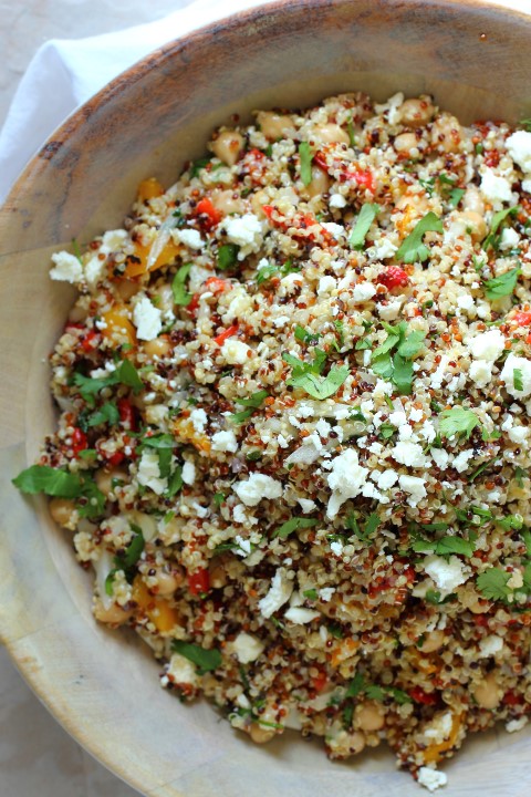 Quinoa and Feta Summer Salad by Foodness Gracious