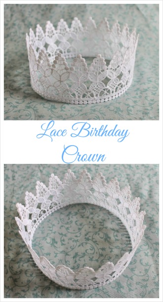 Lace Birthday Crown by Serving Pink Lemonade