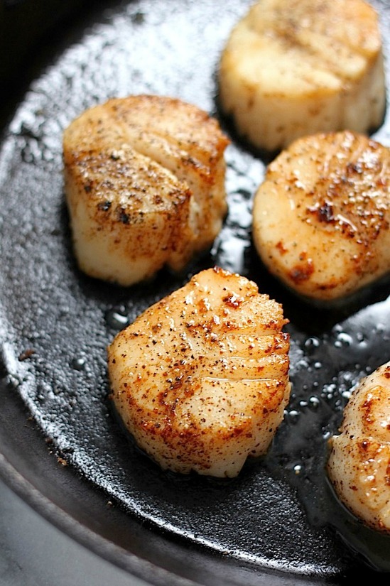 Perfectly Seared Scallops by Baker By Nature