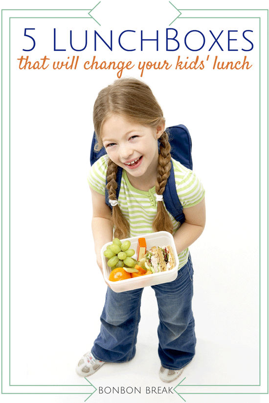 5 Lunch Boxes that will change the way you pack lunch - using these boxes will help you pack healthier lunches for your kids with less waste