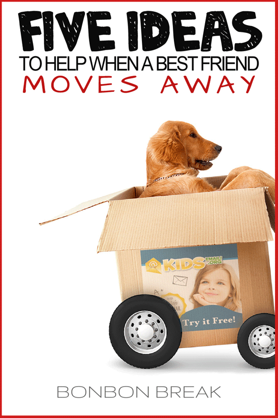 It is so tough when your best friend moves, how do you get your children through it?