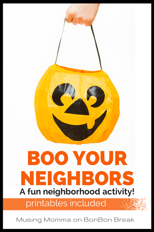 We LOVE this great Halloween activity for families and it is a great way to get to  create some community within your neighborhood!