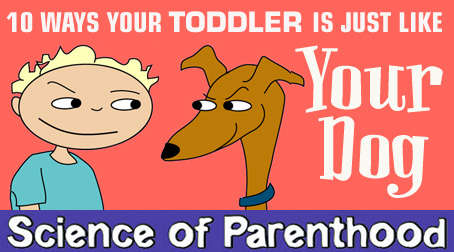 10 Ways Toddlers are Just Like Pups