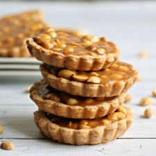 Salted Caramel Peanut Pies