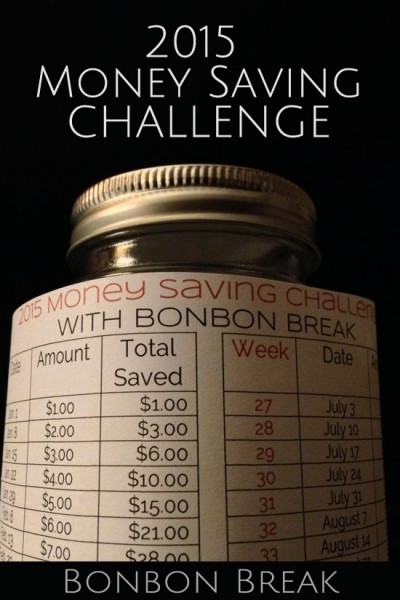 BonBon Break's 2015 Money Saving Challenge