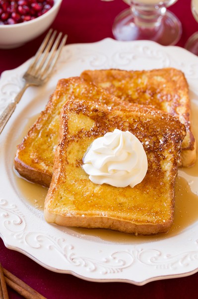 This eggnog french toast recipe is perfect for brunch or a special holiday breakfast.
